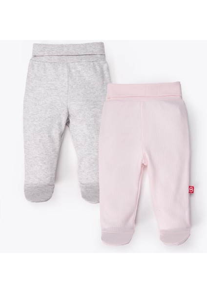 Patikli Pantolon 2li (Always Raporlu Interlok) Pembe