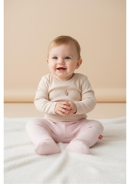 Patikli Pantolon 2li (Always Raporlu Interlok) Pembe indirimleri