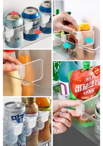 Mytechcat® 10'luşeffaf Buzdolabı Yan Kapı Düzenleyici Buzdolabı Dolap Içi Bölümleyici Aparatlar fiyatları