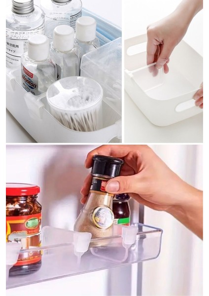 Mytechcat® 10'luşeffaf Buzdolabı Yan Kapı Düzenleyici Buzdolabı Dolap Içi Bölümleyici Aparatlar indirimleri