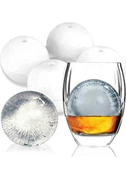 1 Adet Pratik 4'lü Top Buz Kalıbı Sihirli 4'lü Küre Buz Kalıbı Sihirli Buz Kalıbı fırsatları