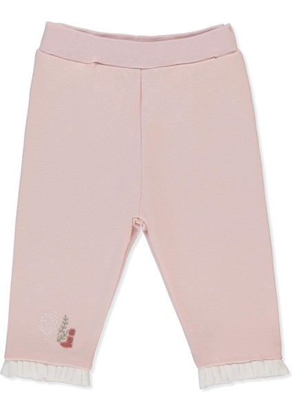 Interlok Patiksiz Pantolon (Tıny Florıst) Pembe