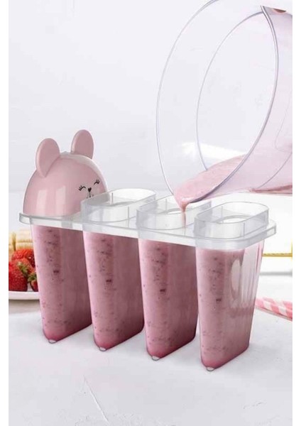 Mytechcat® 4'lü Kolay Şekillendirici Sevimli Çocuk Meybuz & Dondurma Kalıbı AP-9179 modelleri