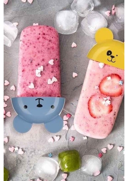 Mytechcat® 4'lü Kolay Şekillendirici Sevimli Çocuk Meybuz & Dondurma Kalıbı AP-9179 fırsatları