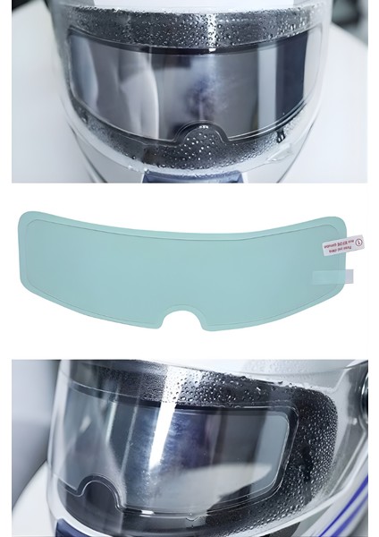 Mytechcat® Buğu Önleyici Motosiklet Kaskı Vizörü Su Geçirmez Dayanıklı Çizik Koruma Lens Filmi