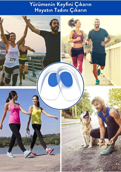 Ayakkabı Topuk Koruyucu 1 Çift Tabanlık Ortopedik Topukluk Topuk Dikeni Çatlak Önleyici Ayak Sağlığı indirimleri