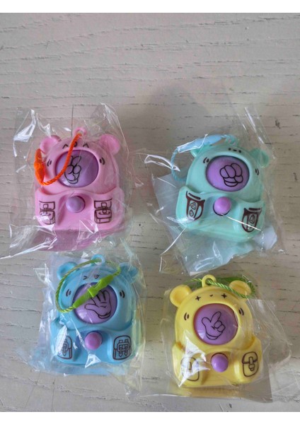 1 Adet Mini Taş-Kağıt-Makas Oyunu Panda Anahtarlık,parmak Oyuncağı,parti Hediye,stres Gideric Hediye.; 1 Adet Fiyatıdır Renk Karışık Gönderilir.