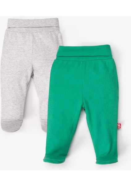 Patikli Pantolon 2li (Always Raporlu Interlok) Yeşil