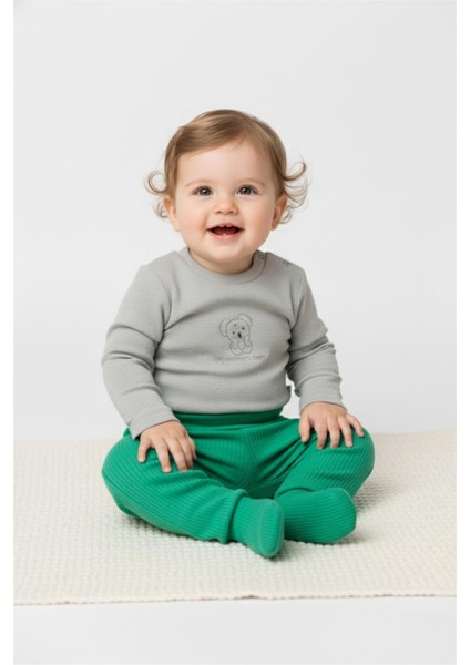 Patikli Pantolon 2li (Always Raporlu Interlok) Yeşil indirimleri