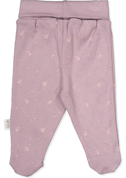 Ajurlu Patikli Pantolon Baskılı (Nature) Mor fiyatları