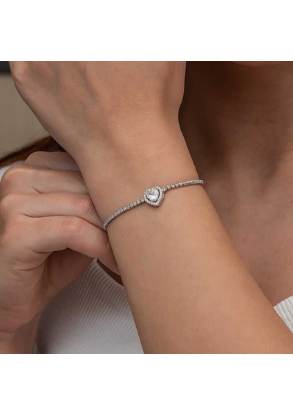 Gümüş Kalpli Su Yolu Bileklik indirimleri