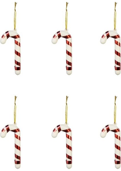 6’lı Baston Şeker Figürü – Kırmızı Beyaz modelleri