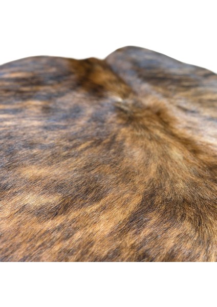 %100 Hakiki Dana Derisi Post Halı – Kahverengi-Siyah (106X114 Cm) fırsatları