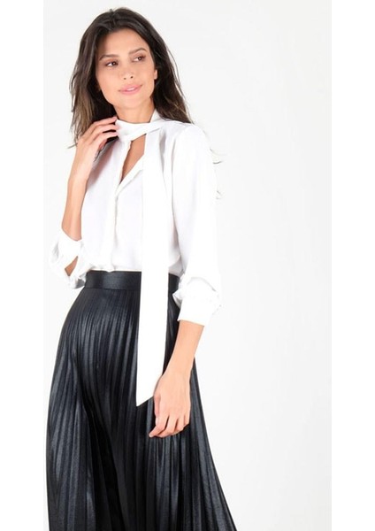 Humberto Şal Yaka Bluz EKRU fırsatları