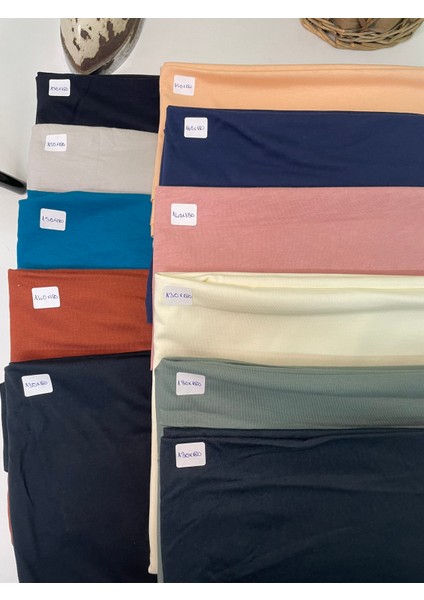 Süprem Penye Pamuk 11 Renk Toplam 16 mt Paket modelleri