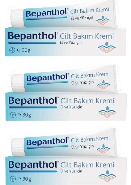 3'lü Cilt Bakım Kremi 30 G +30 G+30 G