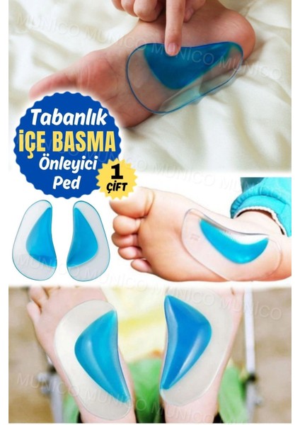 Ayak Bakımı Için Silikon Ortopedik Pedler Spor ve Fitness Için Jel Ortez Destekleyen Jel Tabanlık