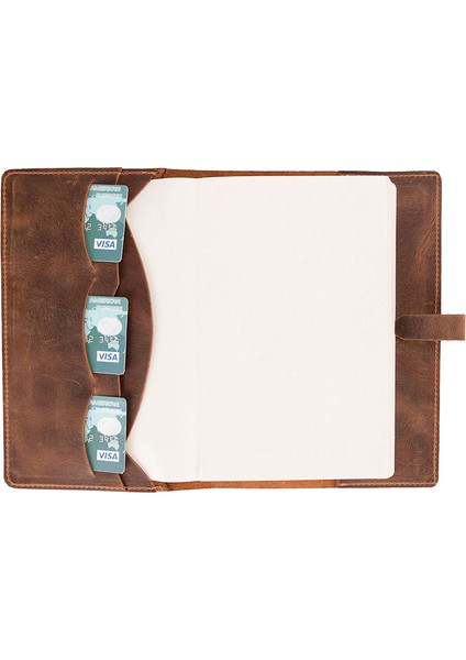 Bloom Quiet Edit Saddle Brown A5 Deri Kitap Defter Kılıfı fiyatları
