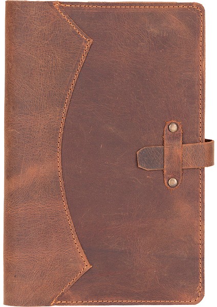 Bloom Quiet Edit Saddle Brown A5 Deri Kitap Defter Kılıfı fırsatları