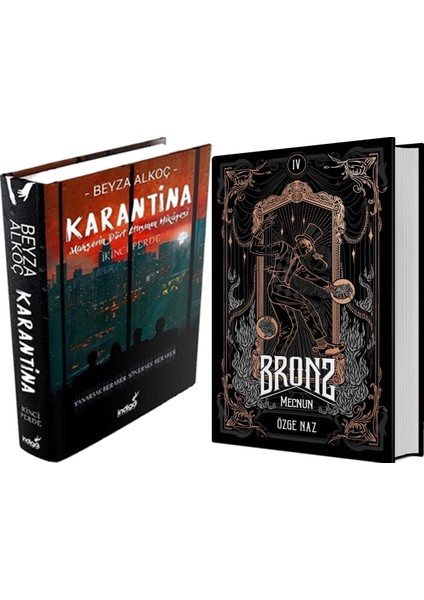 Bronz 4 Mecnun Ciltli ve Karantina 2 Ciltli Beyza Alkoç 2li Set
