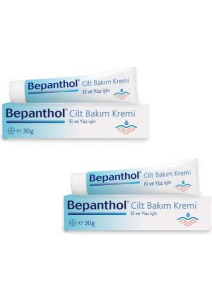 Yüz ve El Kremi Cilt Bakım Kremi Bepanten 30 gr x 2 Adet