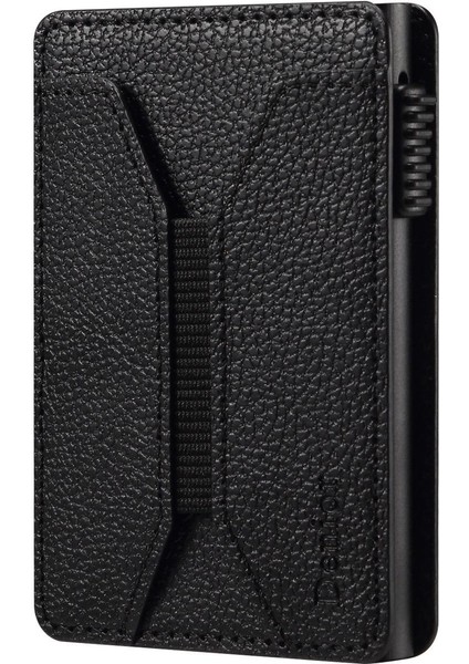 Iphone 12/13/14/16/17 Pro Max Magsafe Standlı Cüzdan - 8 Kart Kapasiteli Mekanizmalı Kartlık