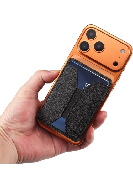 Iphone 12/13/14/16/17 Pro Max Magsafe Standlı Cüzdan - 8 Kart Kapasiteli Mekanizmalı Kartlık modelleri