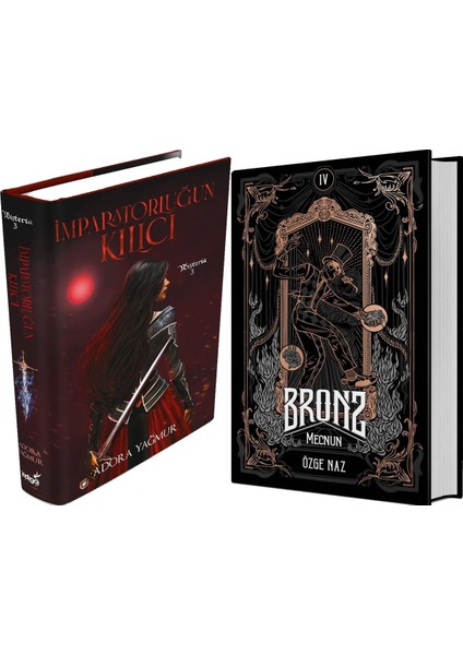 Bronz 4 Mecnun Ciltli ve Imparatorluğun Kılıcı Ciltli Adora Yağmur 2li Set
