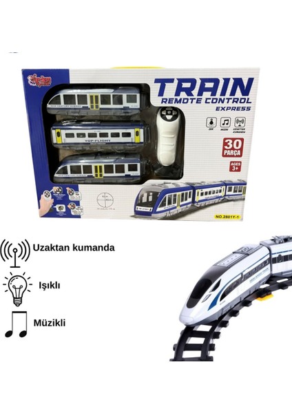 Uzaktan Kumandalı 30 Parça Işıklı 176 cm Tren Set fiyatları