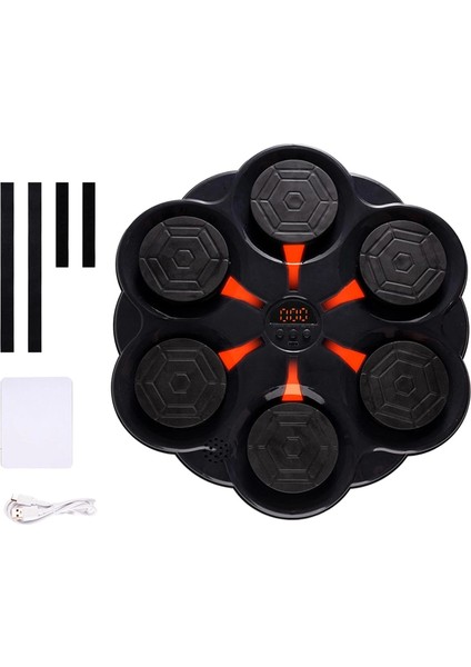 Duvar Boks Makinesi Müzikli Bluetooth Hoparlör Özellikli LED Işıklı Ritimli 9 Mod Seviye Ayarl indirimleri
