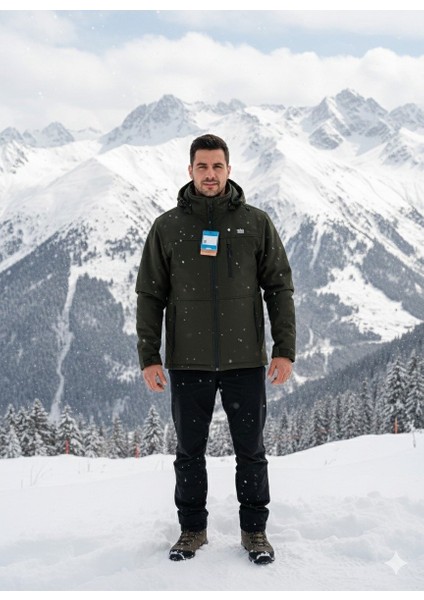 Taktikal Outdoor Cargocep Kargocep Softjel Içipolarlı Sıvı ve Rüzgar Geçirmez Kışlık Mont