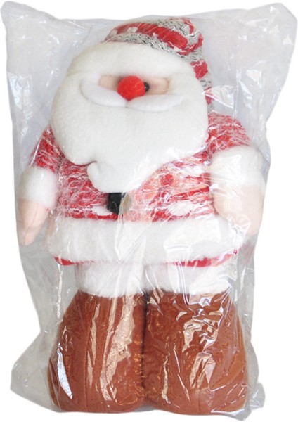 Yılbaşı Noel Baba Ayaklı Peluş Figür Dekor 62CM 1 Adet
