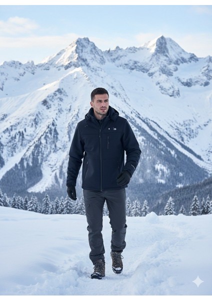 Taktikal Outdoor Cargocep Kargocep Softjel Içipolarlı Sıvı ve Rüzgar Geçirmez Kışlık Mont