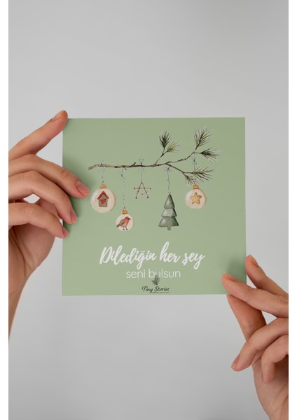 6'lı Yılbaşı Motto Kartı Seti/ Kartpostal fırsatları