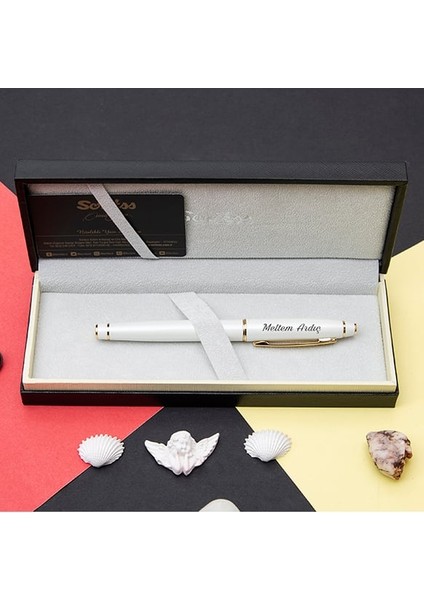 Scrıkss Tükenmez Kalem 35 Noble Beyaz Altın fiyatları