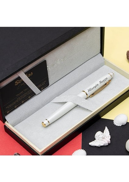 Scrıkss Tükenmez Kalem 35 Noble Beyaz Altın modelleri