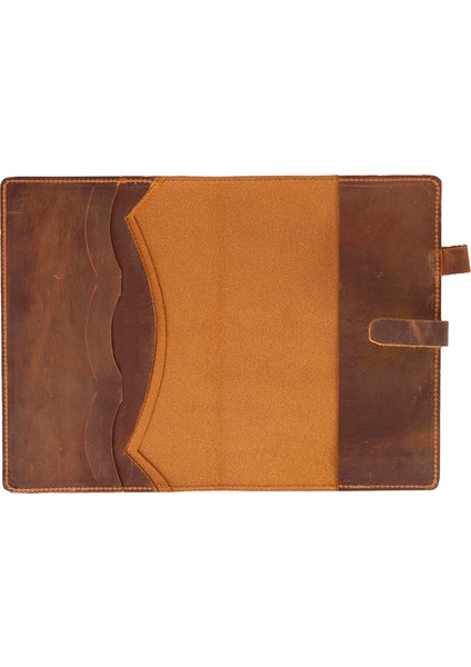 Bloom Quiet Edit Moccasin A5 Deri Kitap Defter Kılıfı