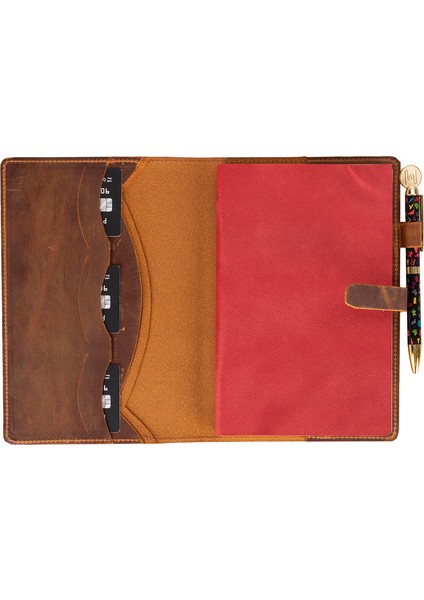 Bloom Quiet Edit Moccasin A5 Deri Kitap Defter Kılıfı modelleri