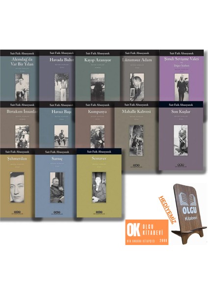 Semaver - Son Kuşlar - Lüzumsuz Adam - Mahalle Kahvesi - Sarnıç / 13 Kitap Set - Sait Faik Abasıyanık
