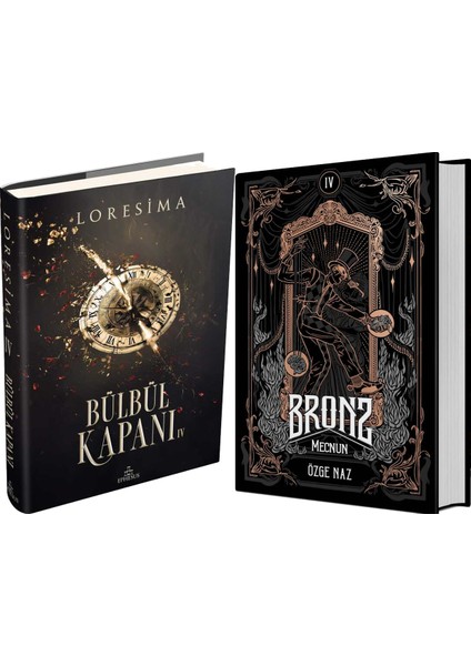 Bronz 4 Mecnun Ciltli ve Ephesus Yayınları Bülbül Kapanı 4 Ciltli Loresima 2li Set