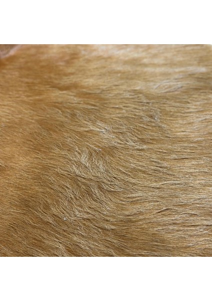 %100 Hakiki Dana Derisi Post Halı – Kahverengi (84X106 Cm)