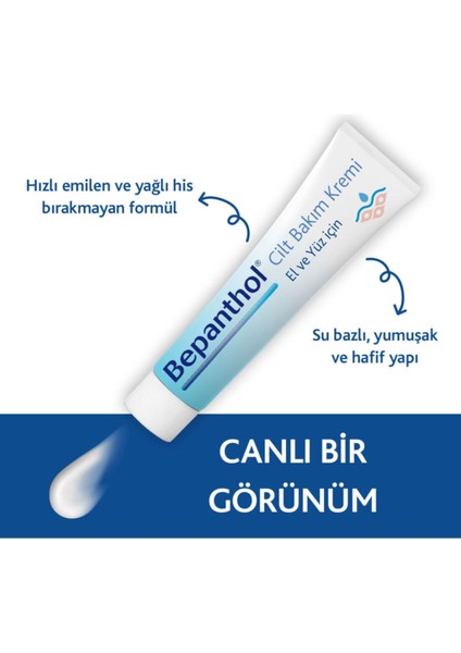 Cilt Bakım Kremi El ve Yüz Için 30 gr fiyatları