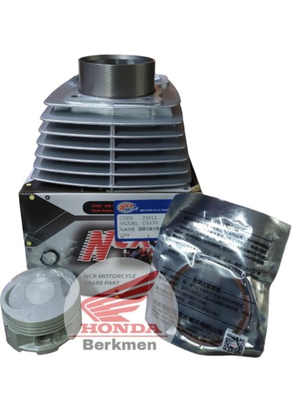 Cg 150 13 Perno Silindir-Piston Set (gri)