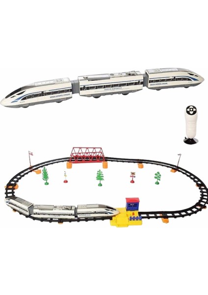 Uzaktan Kumandalı 49 Parça Işıklı 265 cm Hızlı Tren Set fiyatları