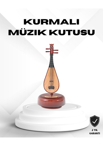 Figürlü Müzik Kutusu Zarif Melodili Dekoratif Model - EMY7581-8065