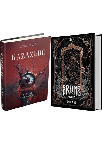 Bronz 4 Mecnun Ciltli ve Kazazede 3 Ciltli Şevval Demirdöğer 2li Set
