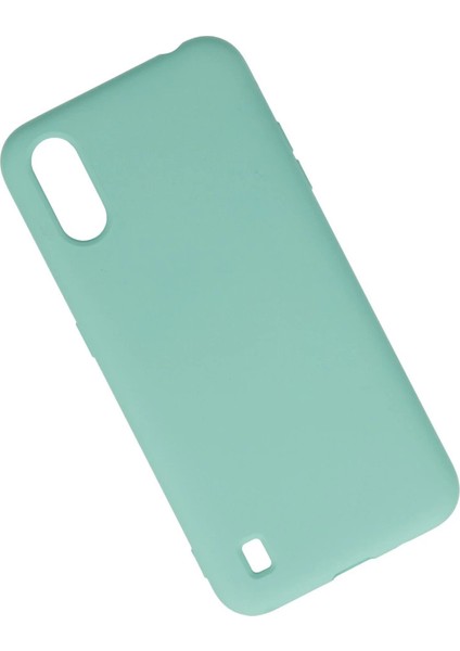Samsung Galaxy A01 Kılıf Nano Içi Kadife Silikon - Turkuaz fiyatları