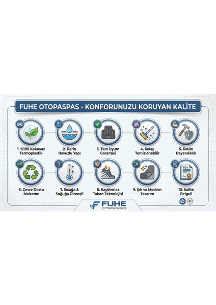 Ford Courier 2014-2023 4d Bagaj Havuzu+4d Araca Özel Paspas Takımı Luxury Serisi Üstün Koruma - Tam Uyumlu fiyatları