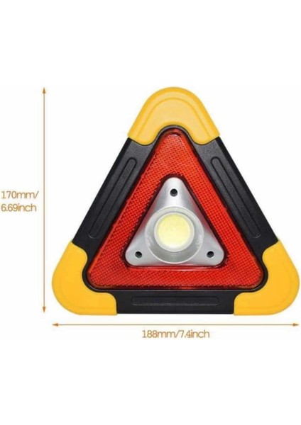 Reflektör Güneş Enerjili Taşınabilir Portatif Acil Güvenlik Işığı Araba Acil Uyarı Işı� indirimleri
