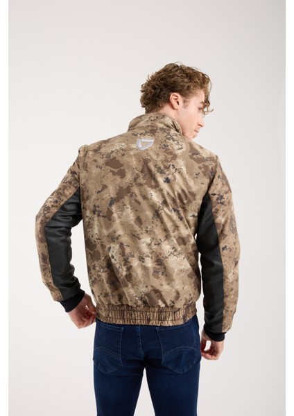 Ce Korumalı Kışlık Motosiklet Montu – Kamuflaj Desenli, Kapitone Iç Astarlı fırsatları